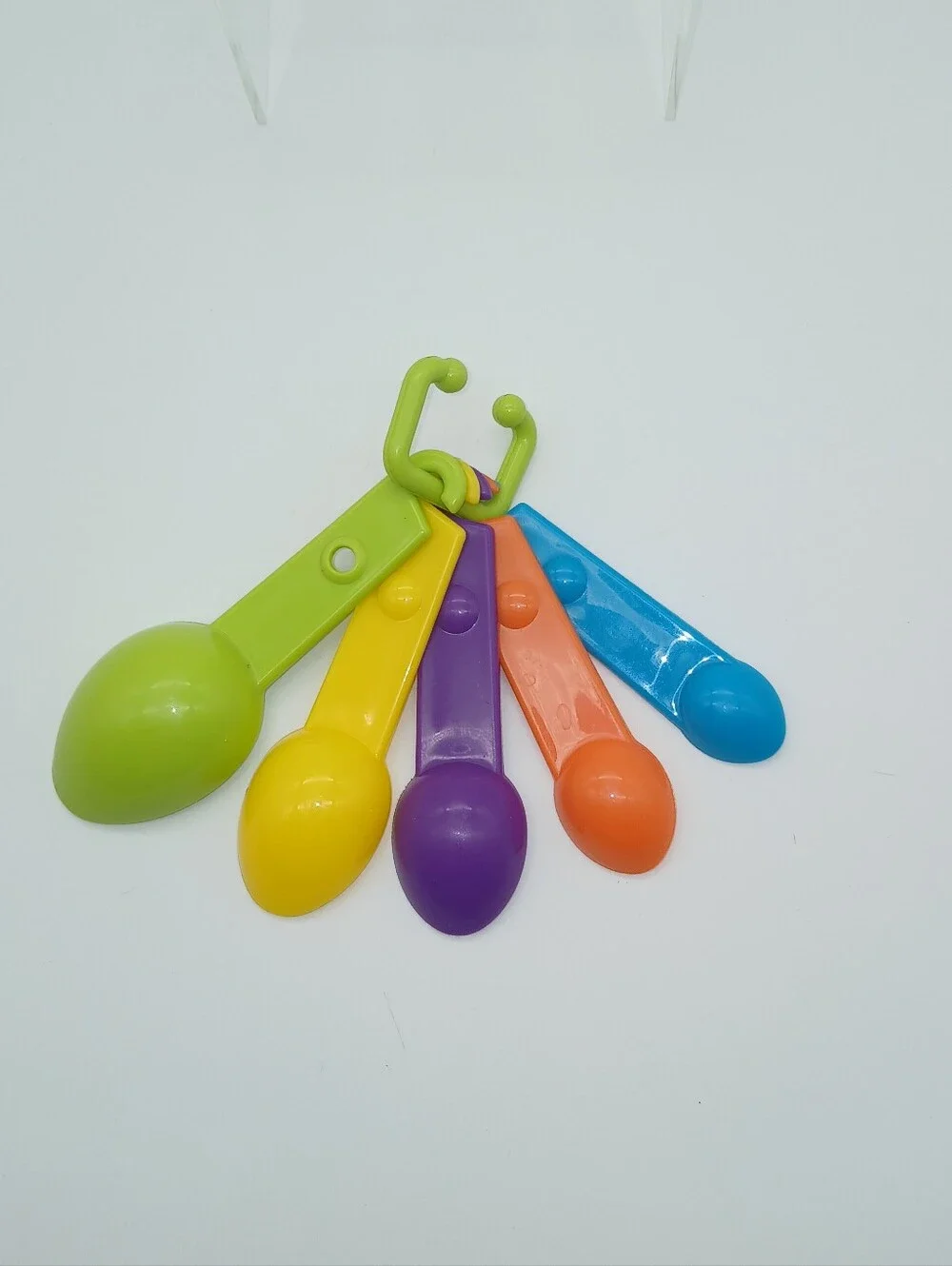 Colorful Nesting Measuring Spoons - Blue/Green/Purple/Orange/Yellow